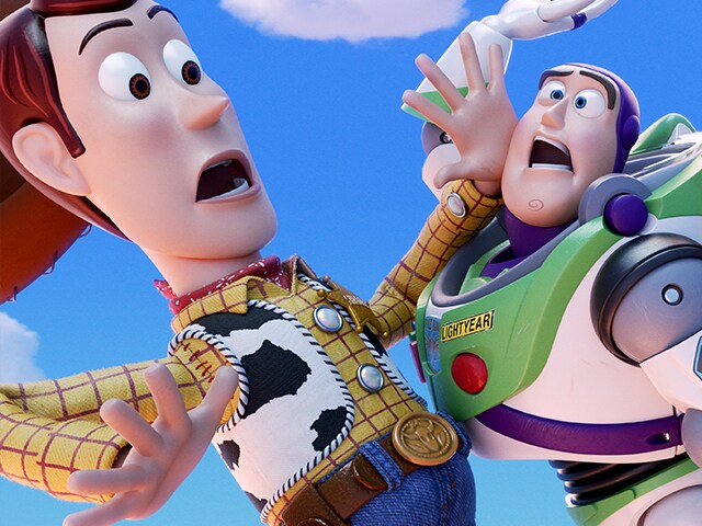 Woody & Buzz tripping over each other