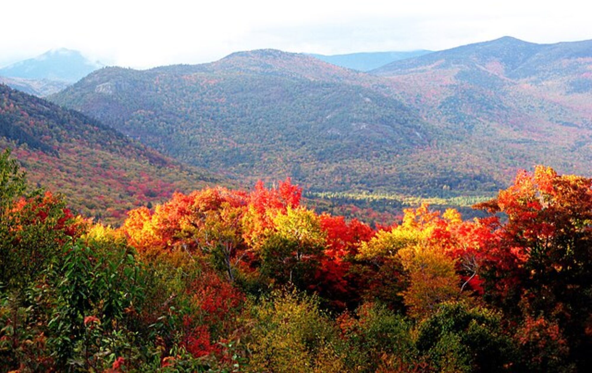 An autumn morning in New Hampshire