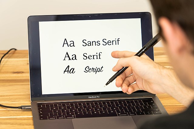 Some fonts used in graphic design